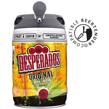 Fût bière leclerc 4L et 5L - Desperados